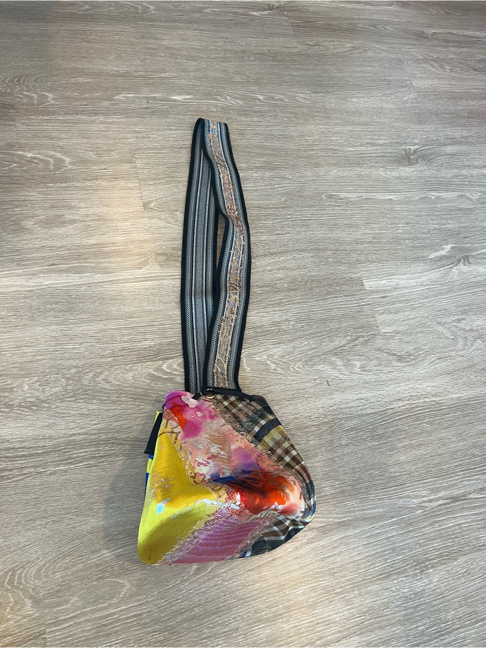 Silvia Tcherassi Multicolor Crossbody Bag With Swarovski Crystals